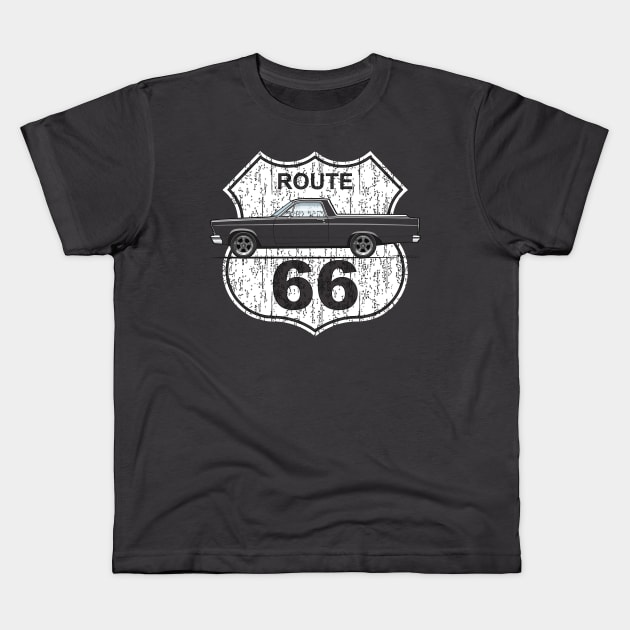 Multi-Color Body Option Apparel Route 66 Kids T-Shirt by JRCustoms44